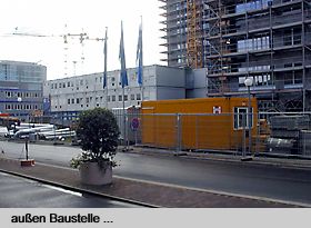 außen Baustelle ...